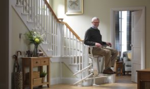 silla salvaescalera curva para mayores